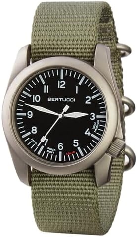 Amazon.com: BERTUCCI® 44 mm Titanium Field Watch - A-4TS Super